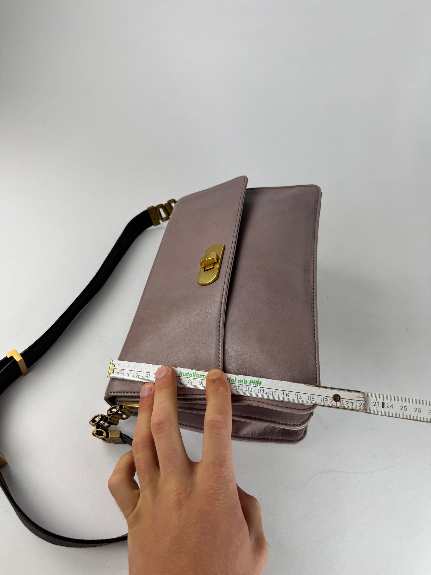 Vintage Marni Leather Bag purple