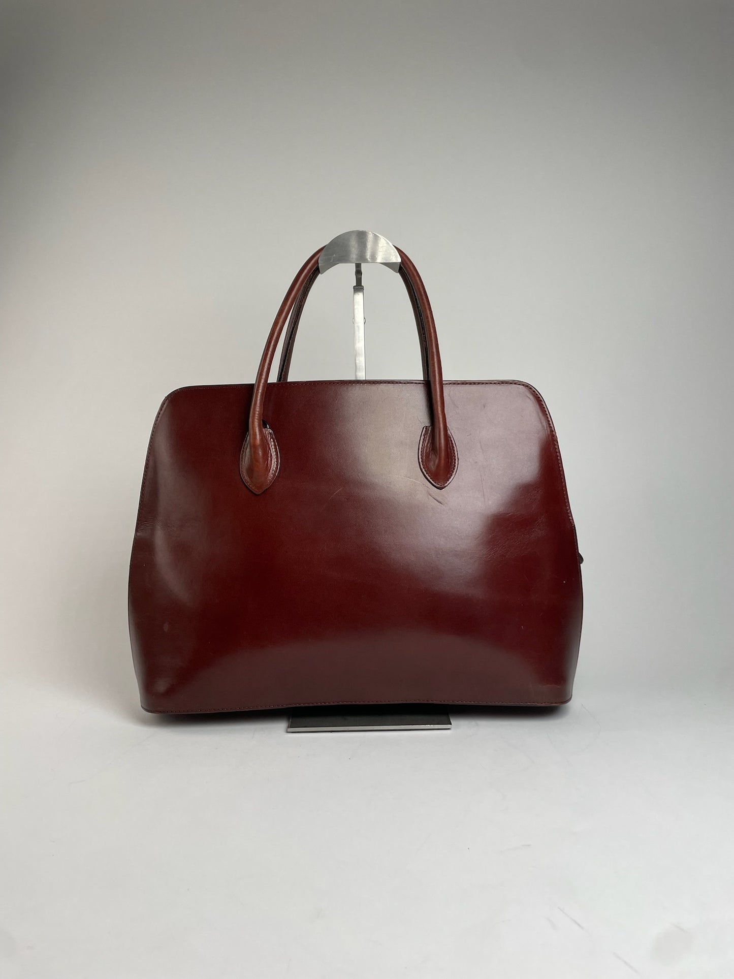 Vintage Issey Miyake Leather Bag Brown