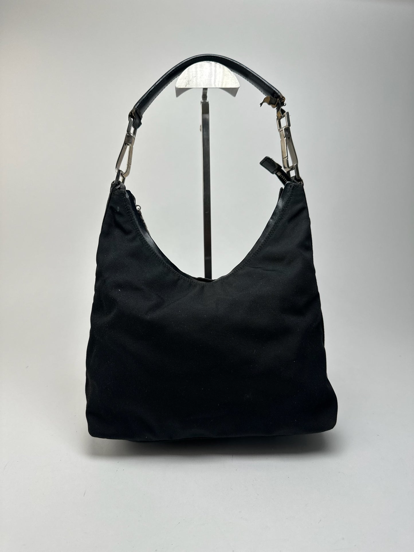 Sac vintage en coton Gucci noir