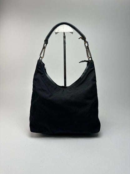 Vintage Gucci canvas bag black