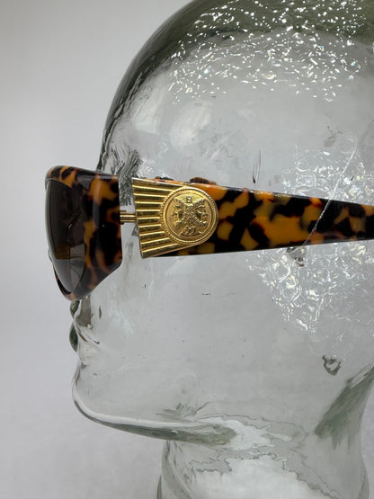 Vintage Fendi Cat-Eye Sunglasses Tortoiseshell Gold c. Early 1990s