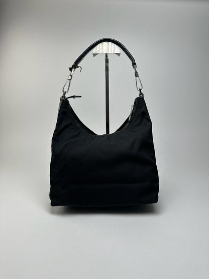 Vintage Gucci canvas bag black