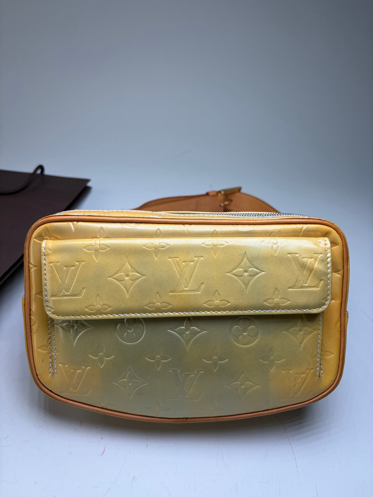 Vintage Louis Vuitton Monogram Empreinte Belt Bag Yellow Gold