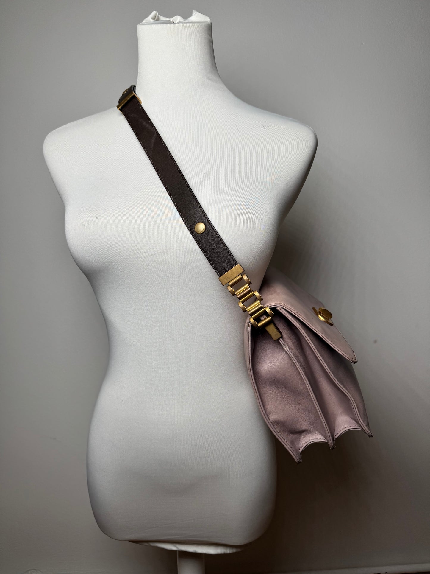 Vintage Marni Leather Bag purple