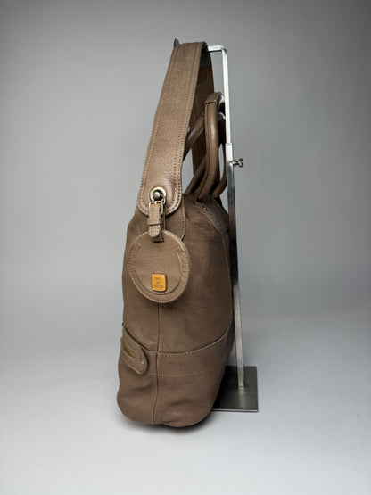 Vintage Chloe Leather 2Way Handbag Brown
