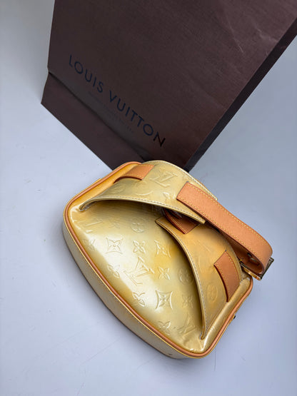 Vintage Louis Vuitton Monogram Empreinte Belt Bag Yellow Gold