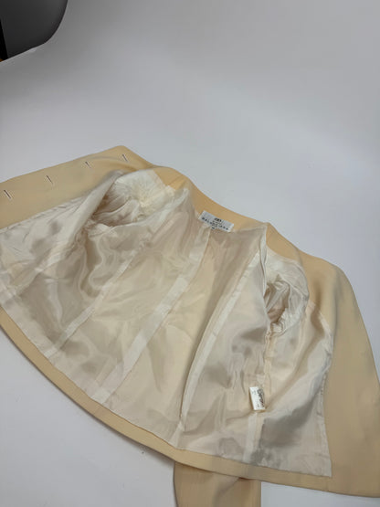Vintage Balenciaga Silk Jacket beige M