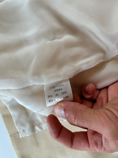 Vintage Balenciaga Silk Jacket beige M