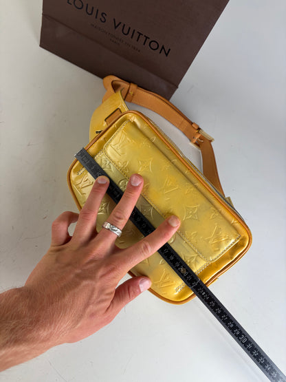 Vintage Louis Vuitton Monogram Empreinte Belt Bag Yellow Gold