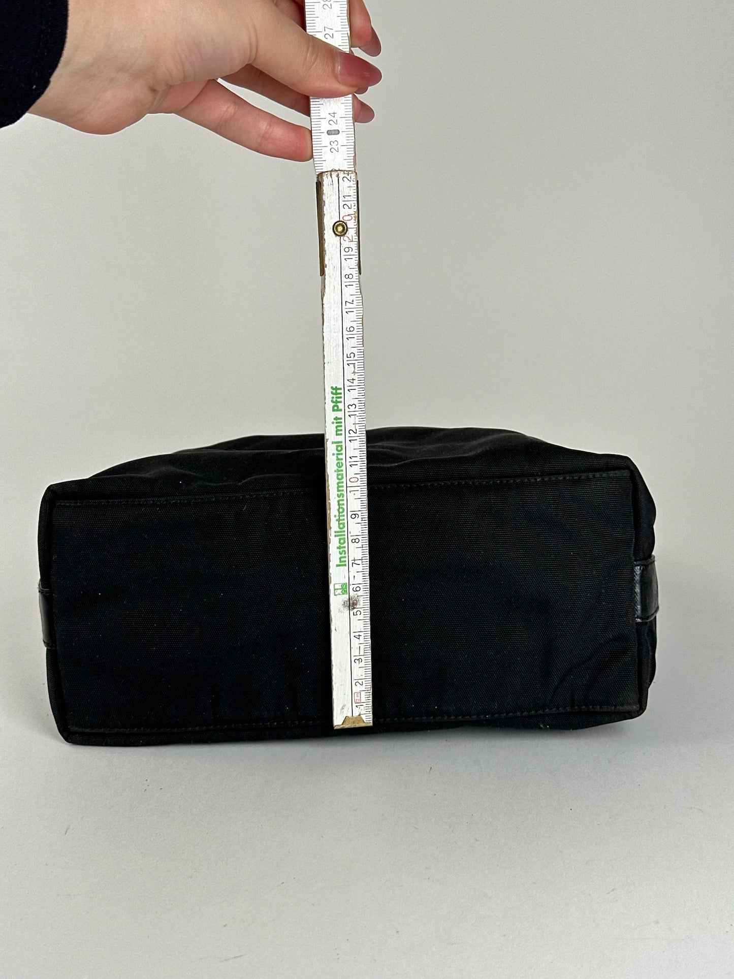 Sac vintage en coton Gucci noir