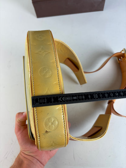 Vintage Louis Vuitton Monogram Empreinte Belt Bag Yellow Gold