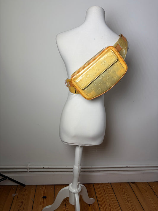 Vintage Louis Vuitton Monogram Empreinte Belt Bag Yellow Gold