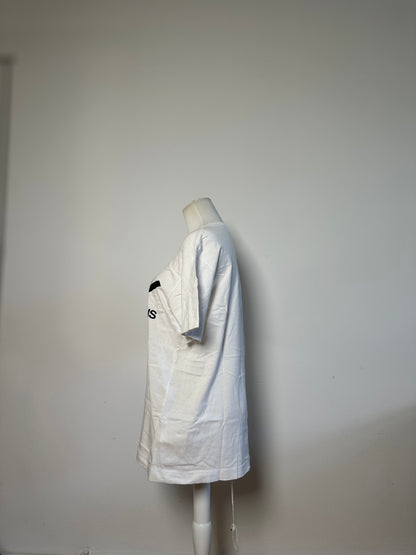 Vintage Comme des Garçons Logo Print T-Shirt White M