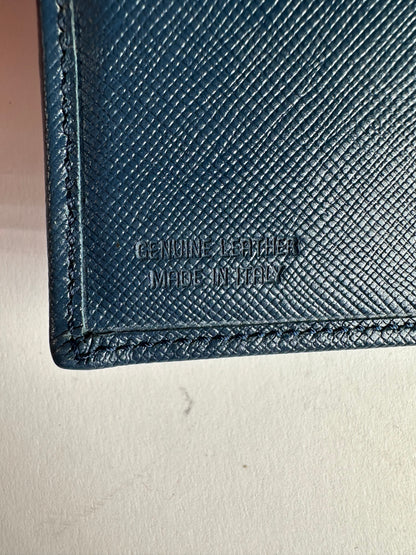Vintage Vivienne Westwood Long Leather Wallet Blue