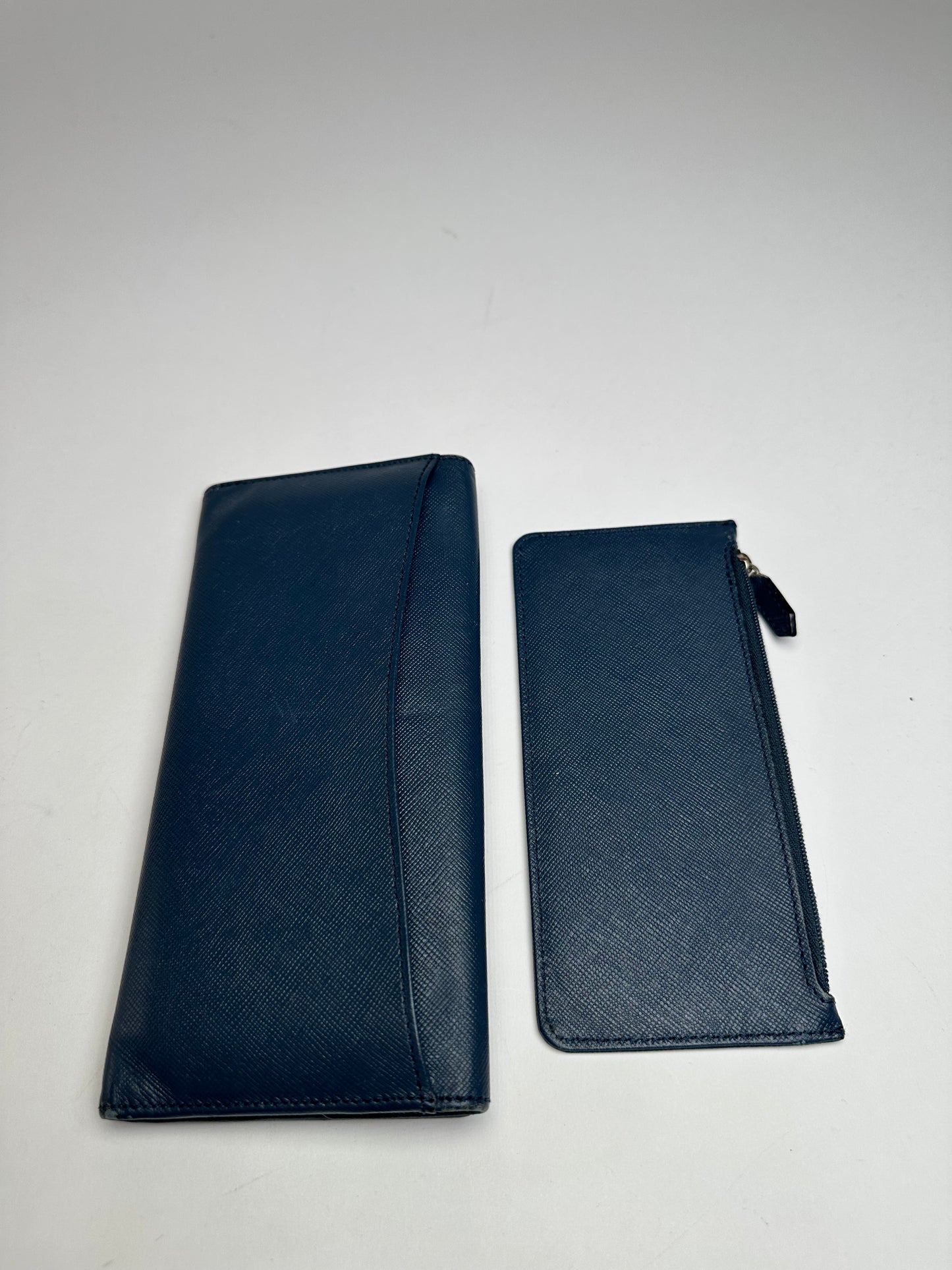 Vintage Vivienne Westwood Long Leather Wallet Blue