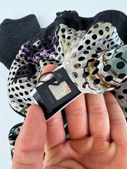 Vintage Fendi Roma Monogram Canvas skirt m