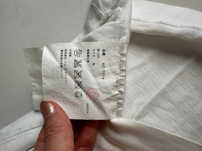 Vintage Comme des Garçons Logo Print T-Shirt White M