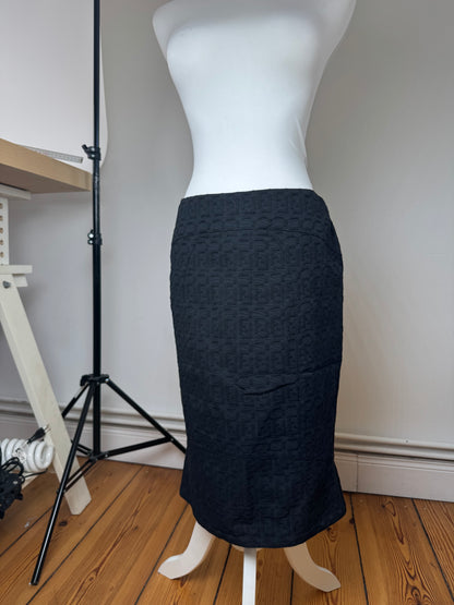 Vintage Fendi Roma Monogram Canvas skirt m