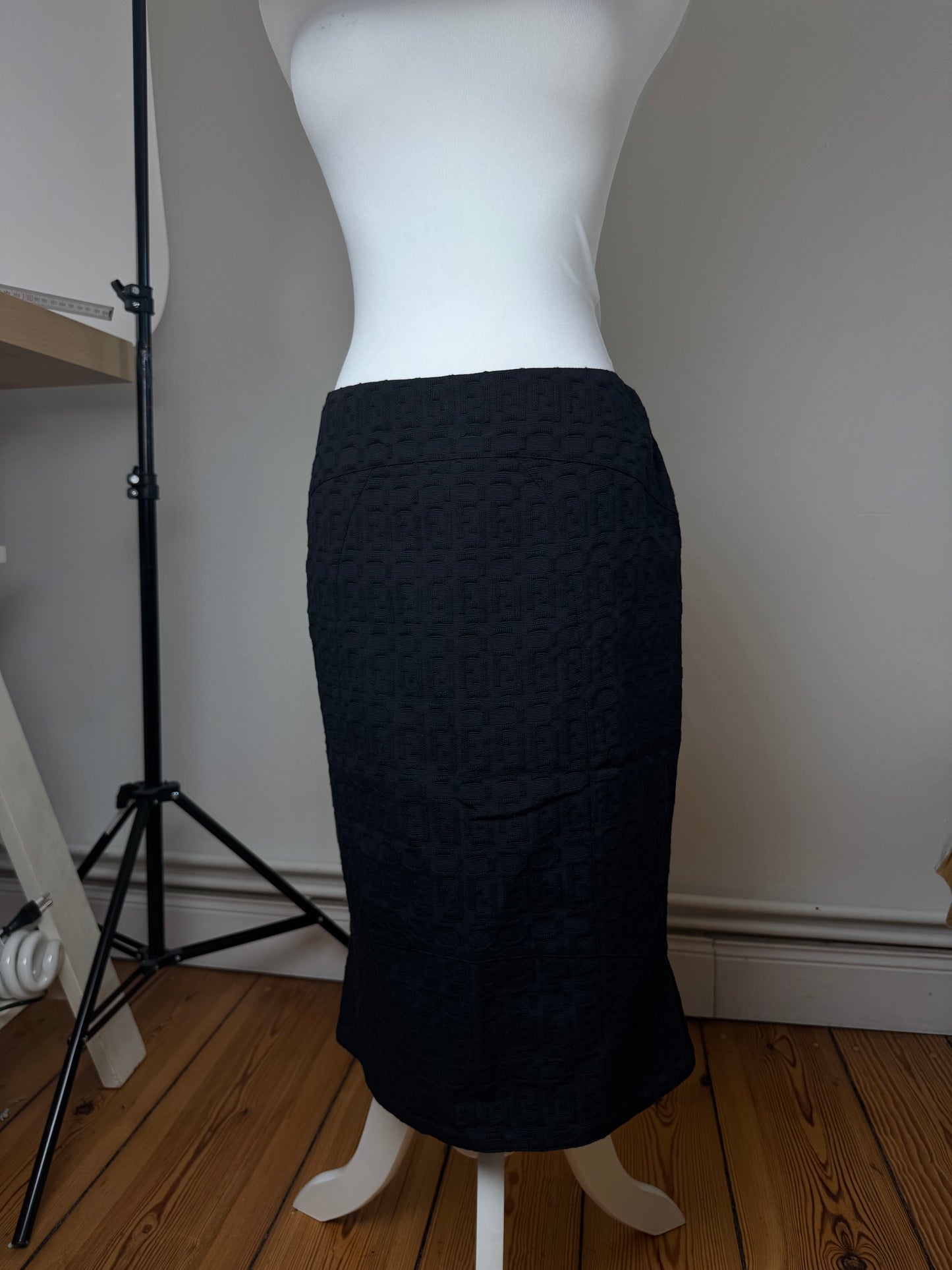 Vintage Fendi Roma Monogram Canvas skirt m