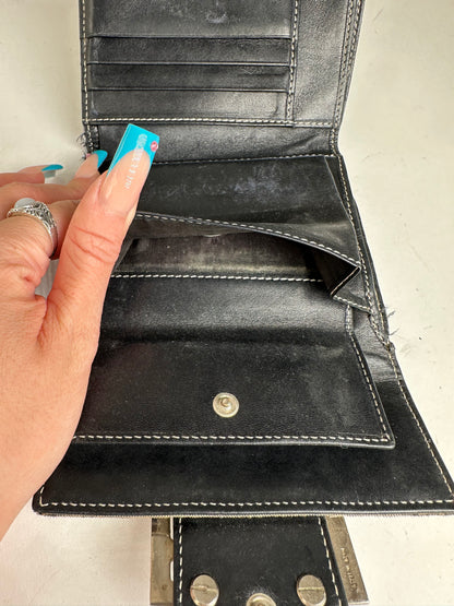 Vintage Fendi Fabric Wallet Brown