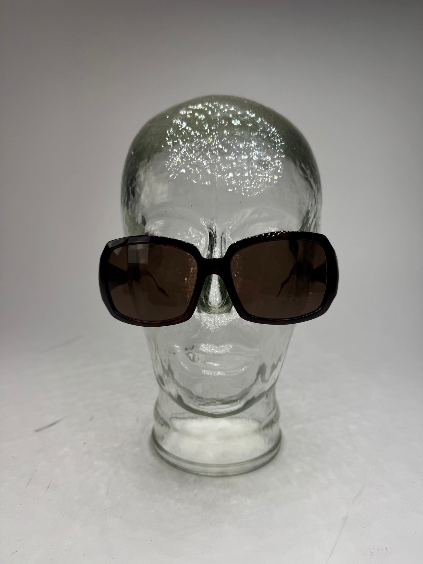 Vintage Fendi FF Monogram Sunglasses Brown