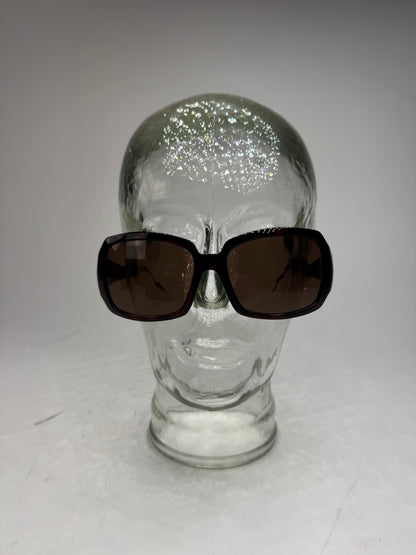 Vintage Fendi FF Monogram Sunglasses Brown