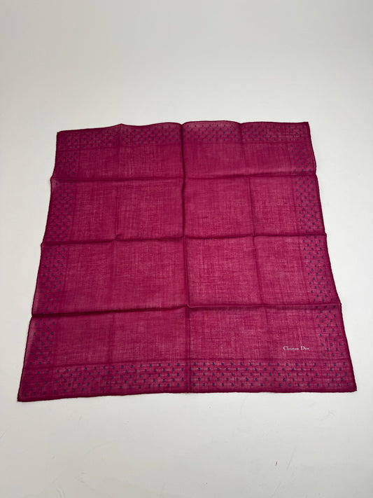 Vintage Dior Scarf Purple