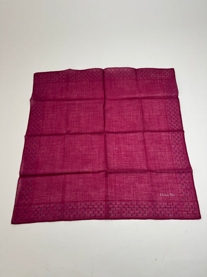 Vintage Dior Scarf Purple