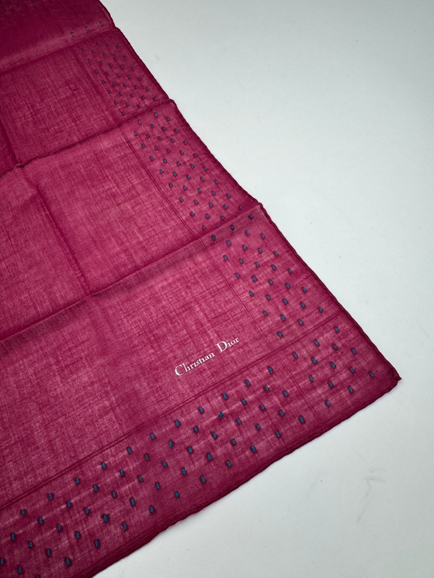 Vintage Dior Scarf Purple