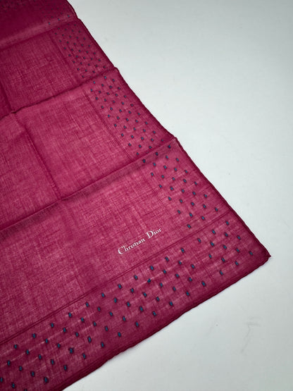 Vintage Dior Scarf Purple