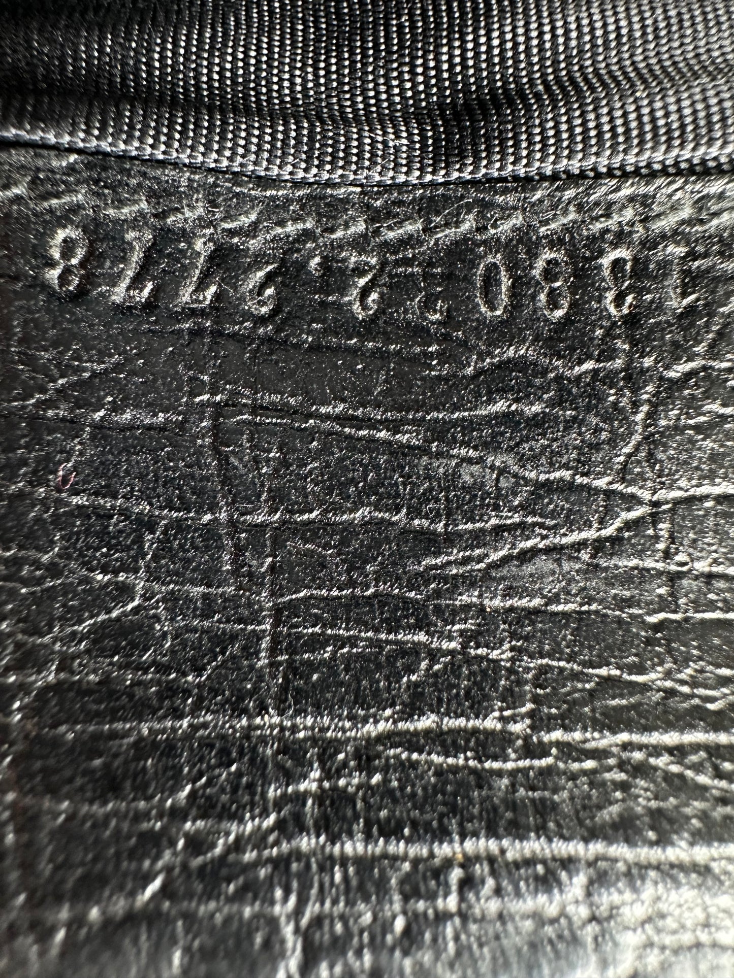Vintage Gucci Leather Clutch Wallet Black