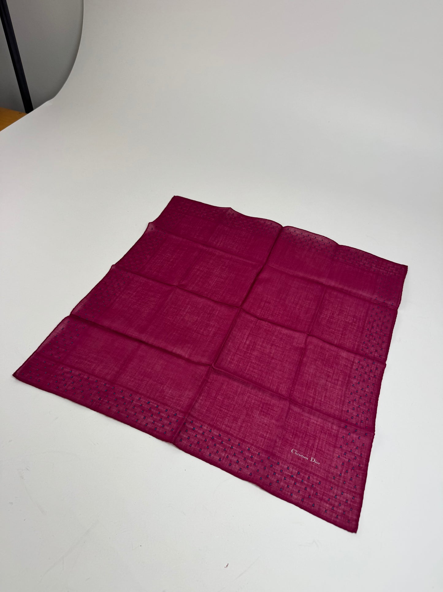 Vintage Dior Scarf Purple