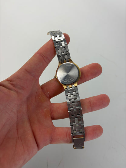 Vintage Givenchy Classic Bracelet Watch Gold Silver