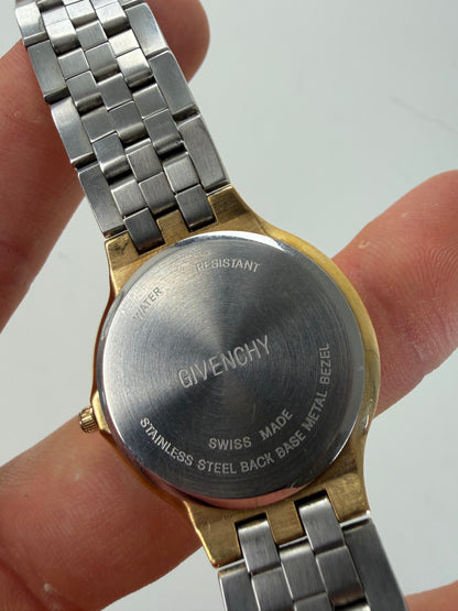 Vintage Givenchy Classic Bracelet Watch Gold Silver