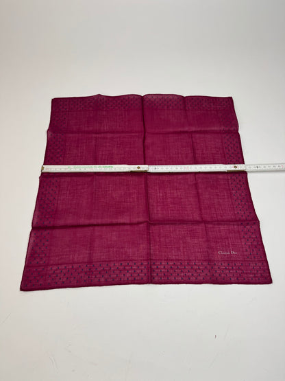 Vintage Dior Scarf Purple