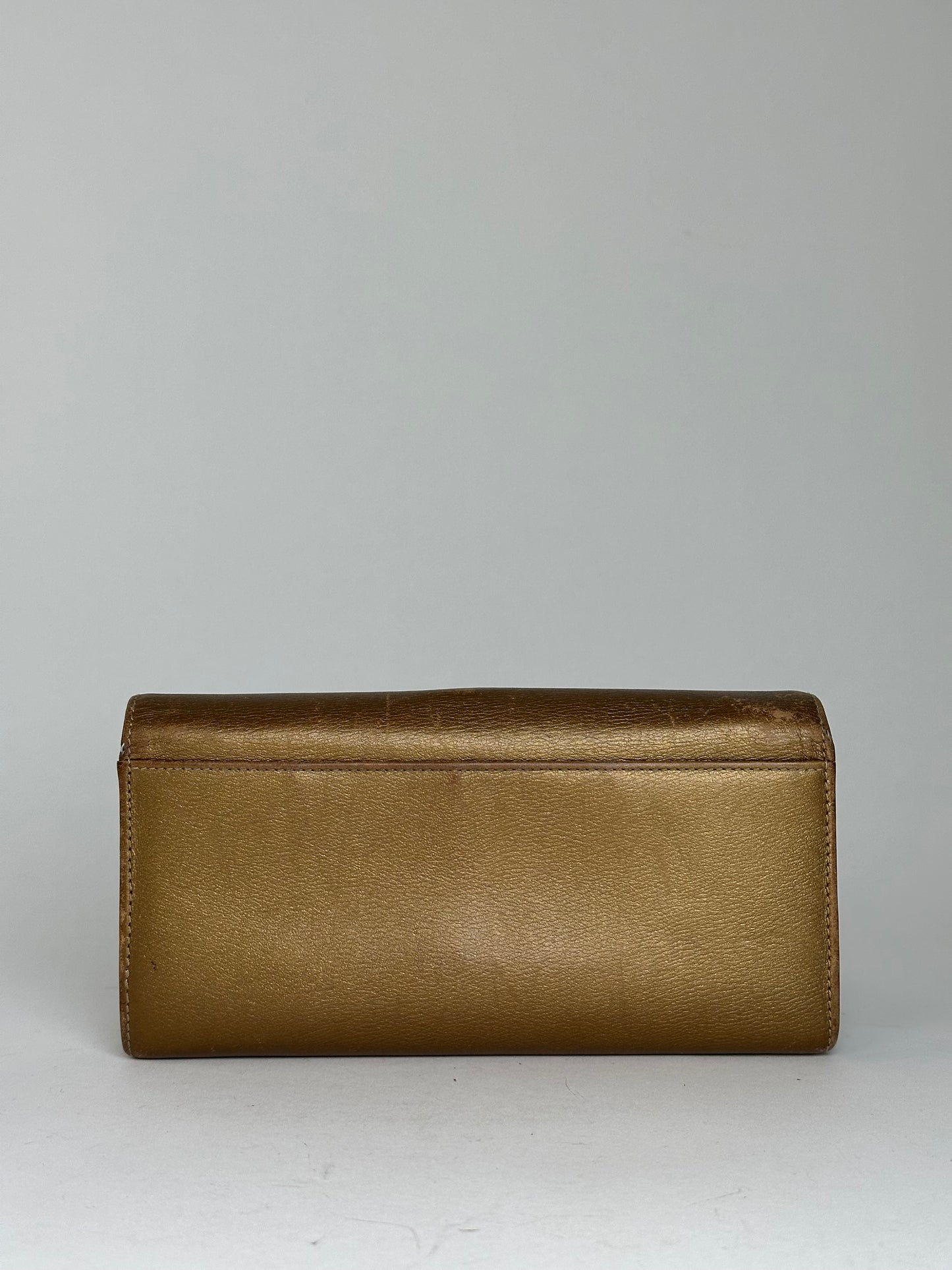 Vintage Loewe Smooth Wallet Gold