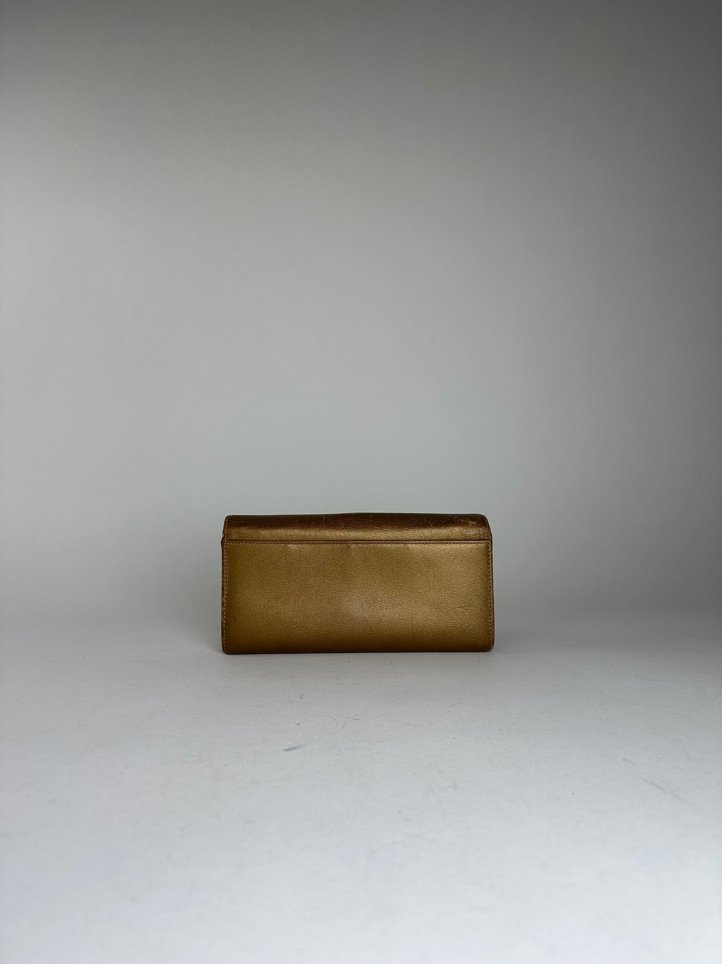 Vintage Loewe Smooth Wallet Gold