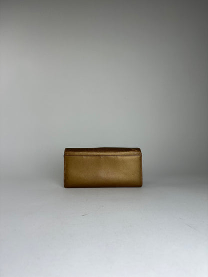 Vintage Loewe Smooth Wallet Gold