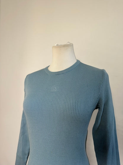 Vintage Dior Men's Cotton Sweater Light Blue M