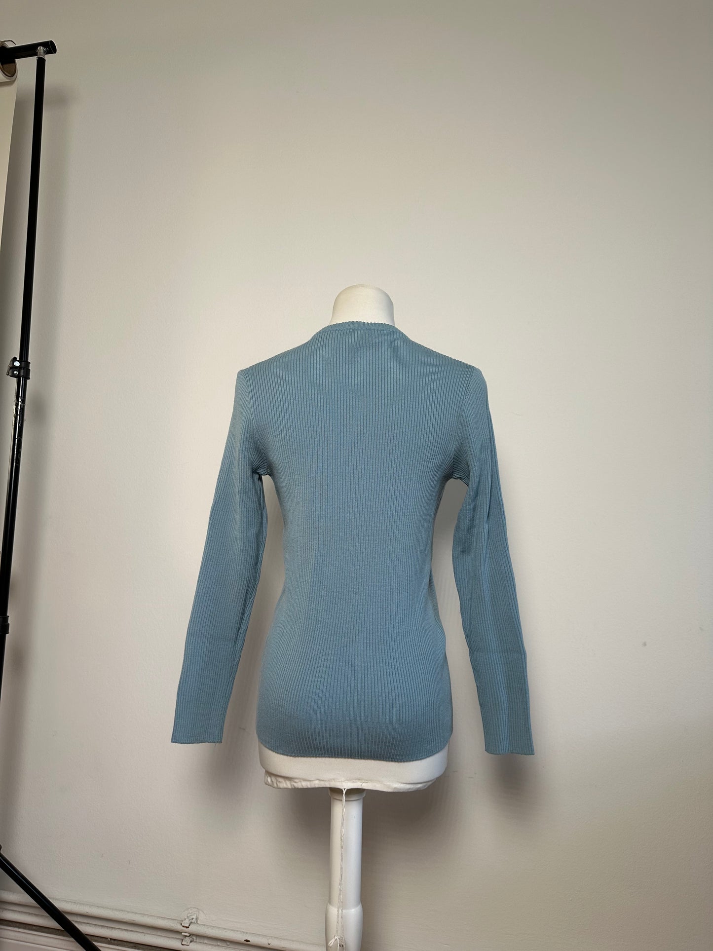 Vintage Dior Men's Cotton Sweater Light Blue M
