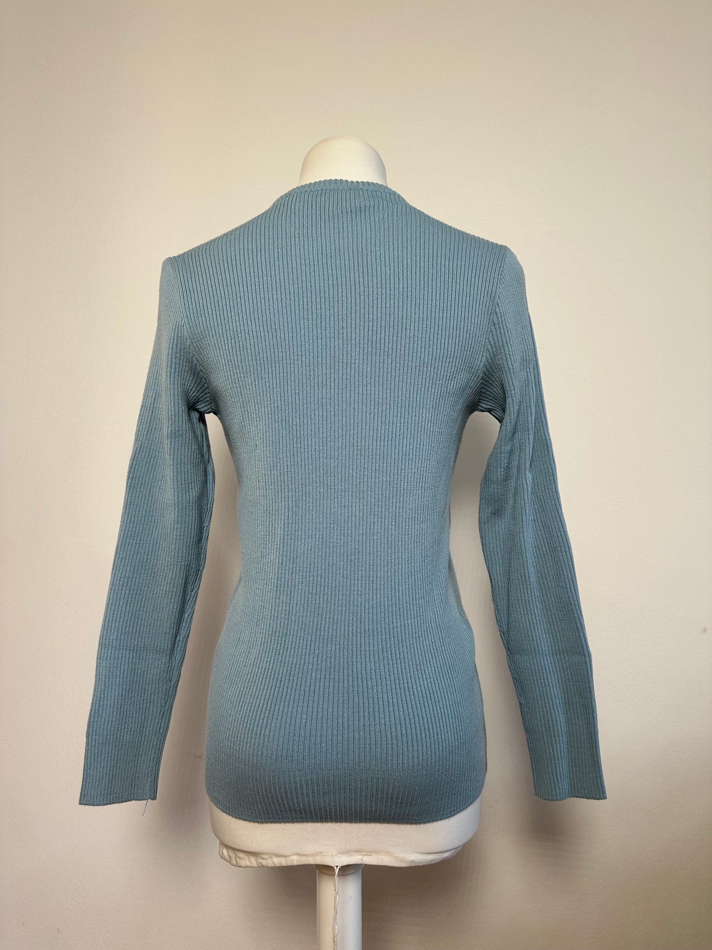 Vintage Dior Men's Cotton Sweater Light Blue M
