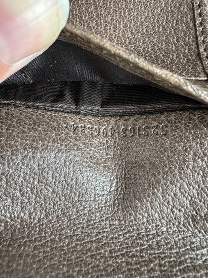 Vintage Gucci GG Supreme Bifold Wallet c. 2010s Beige Brown