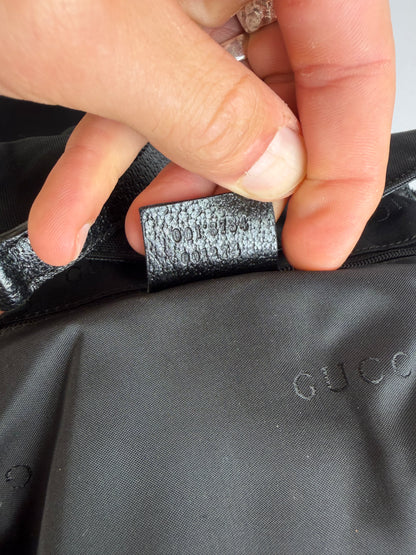 Vintage Gucci Vintage Jackie Flap Crossbody Bag Early 2000s Black