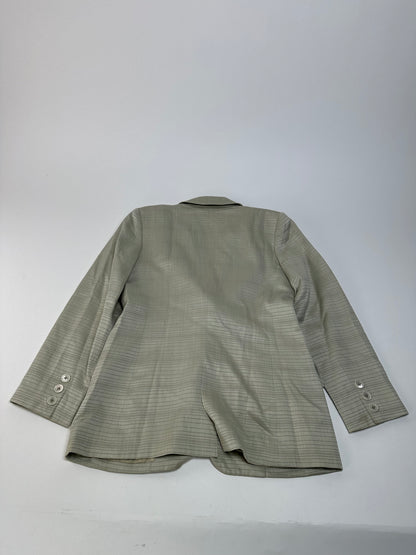 Vintage Chloe Striped Twin Set Silver L