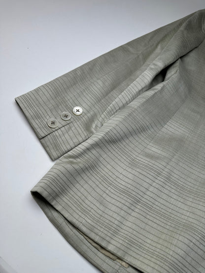 Vintage Chloe Striped Twin Set Silver L