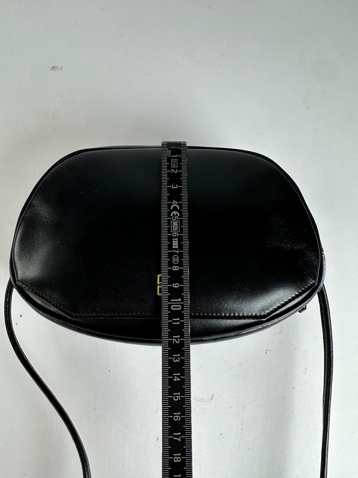 Vintage Givenchy 4G Logo Flap Crossbody Bag c. 1980s Black Gold