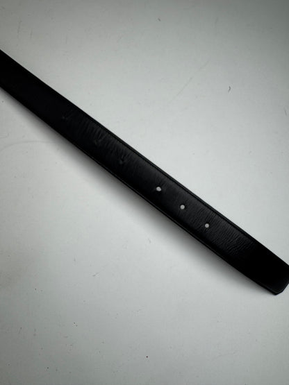 Vintage Dior Leather Belt Black