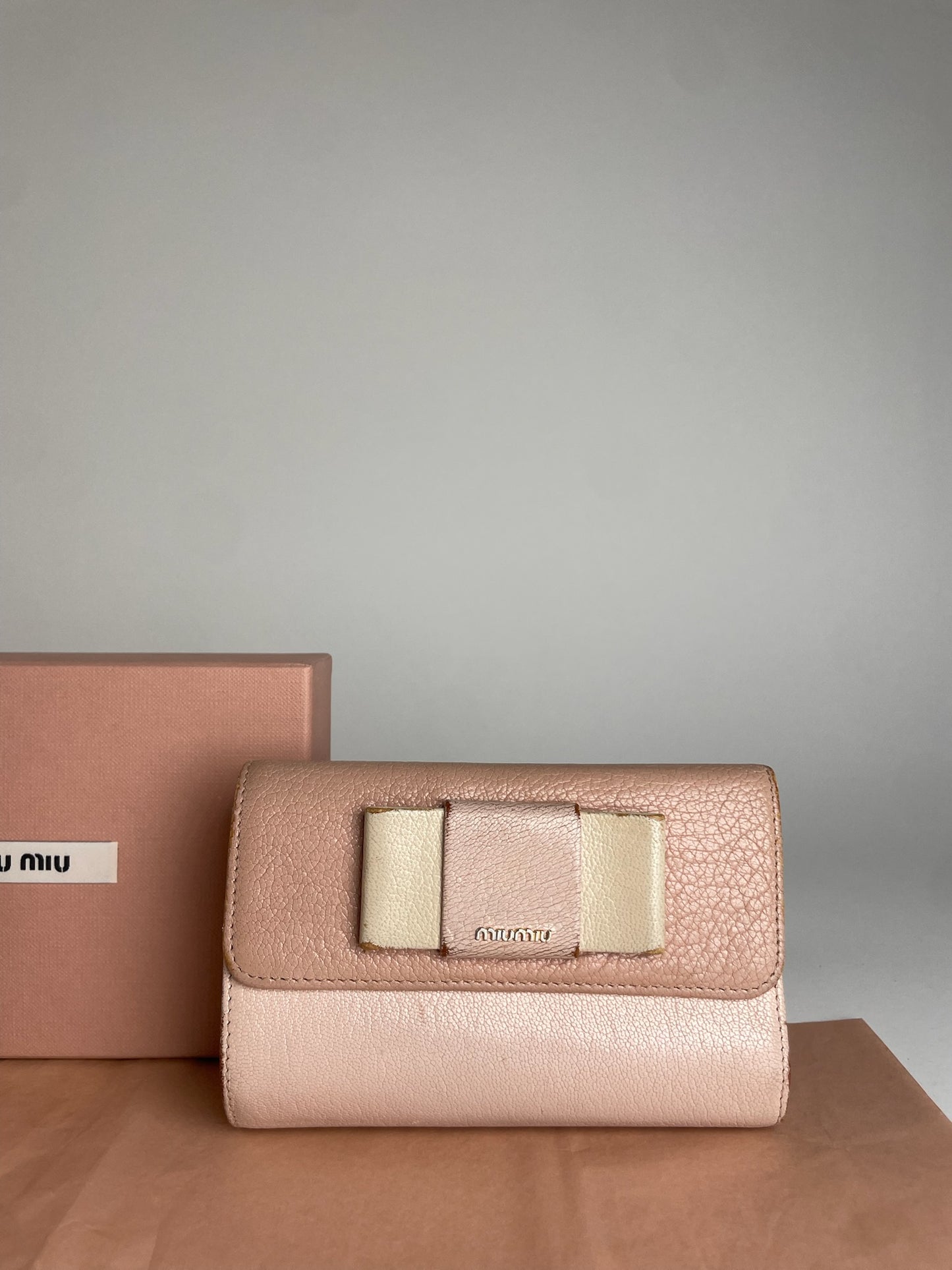 Vintage Miu Miu Pink Leather Wallet