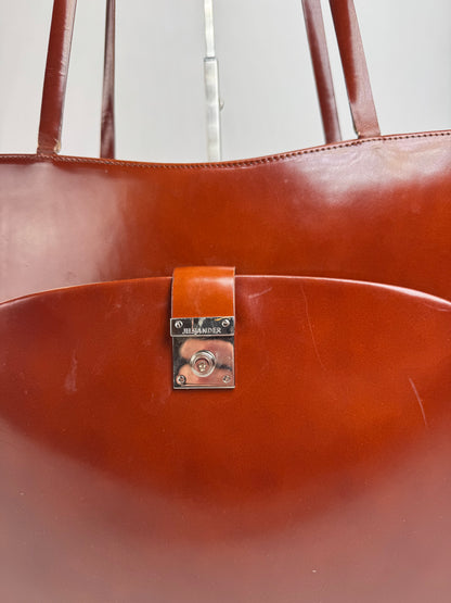 Vintage Jil Sander leather Bag Brown