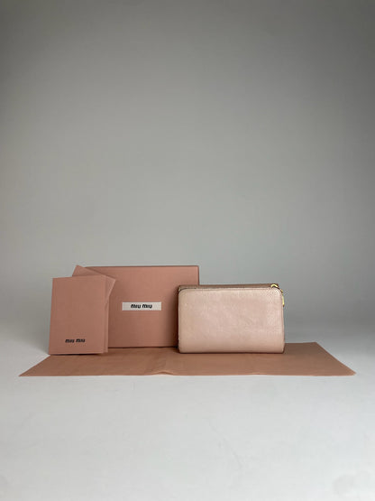 Vintage Miu Miu Pink Leather Wallet